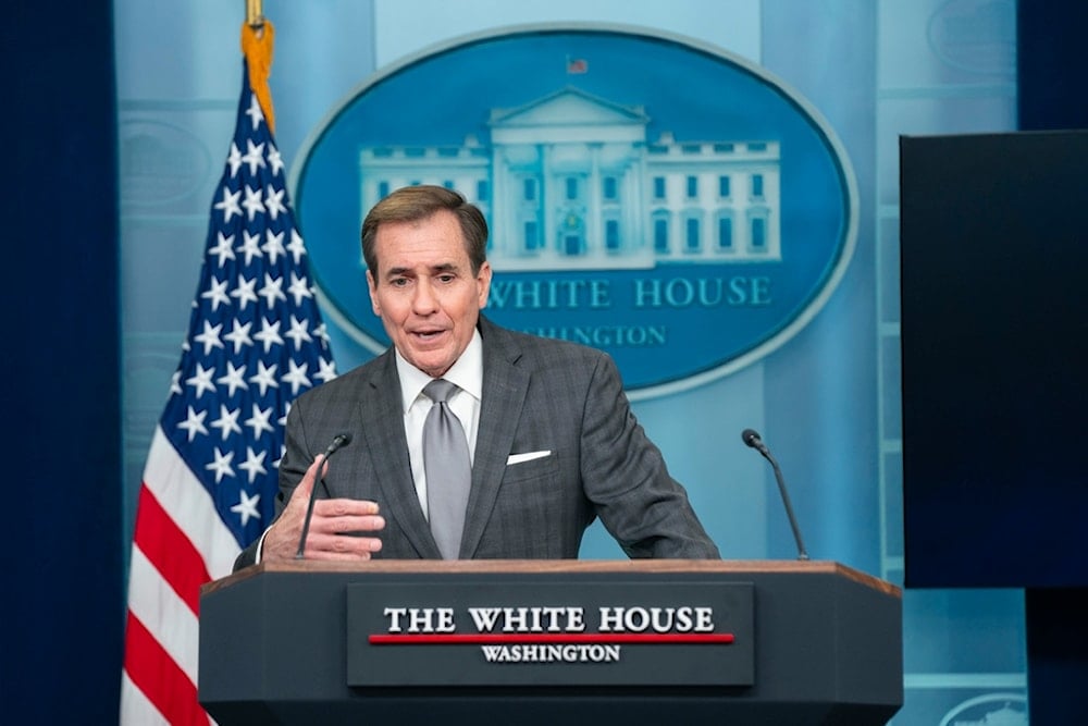 National Security Council spokesman John Kirby speaks during a press briefing at the White House, Thursday, Nov. 30, 2023, in Washington. (AP Photo/Evan Vucci)