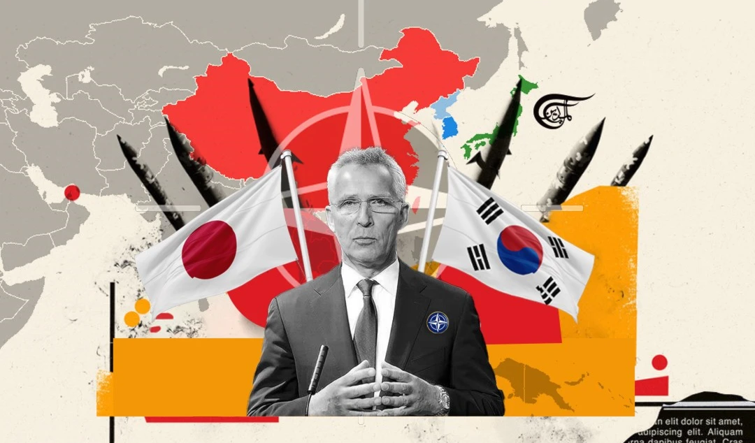 NATO, which specified Russia as the "greatest and direct threat" and China as a "systematic challenge" in its new "strategic concept" last year, is now openly stretching its long arm to South Korea and Japan. Its aim is quite clear. NATO, which specified Russia as the "greatest and direct threat" and China as a "systematic challenge" in its new "strategic concept" last year, is now openly stretching its long arm to South Korea and Japan. Its aim is quite clear.