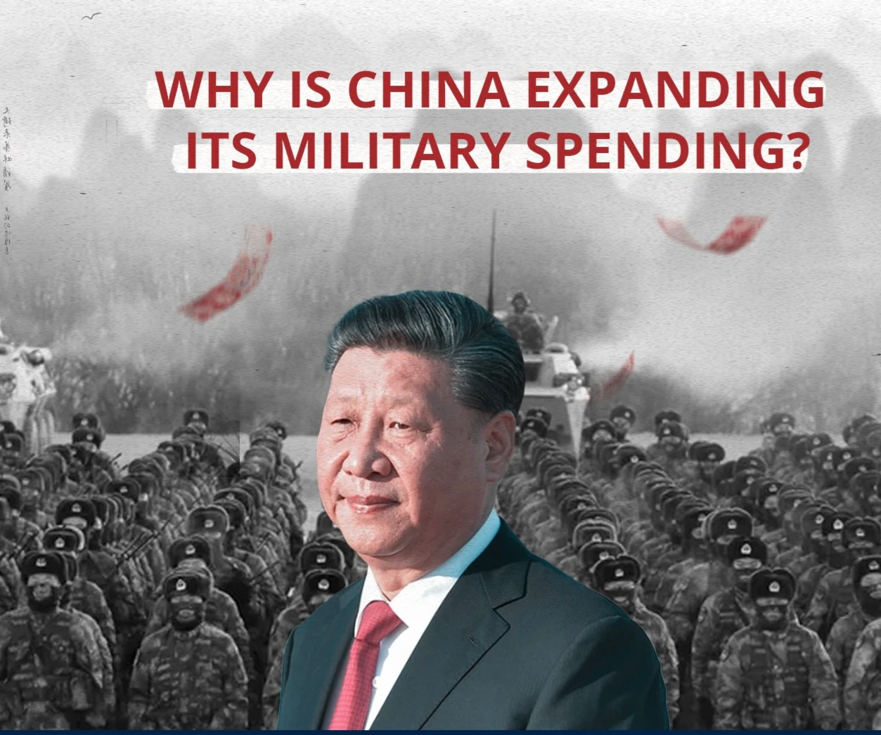Why is China expanding its military spending?