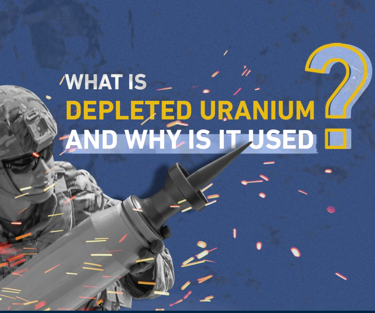 What is depleted uranium and why is it used?