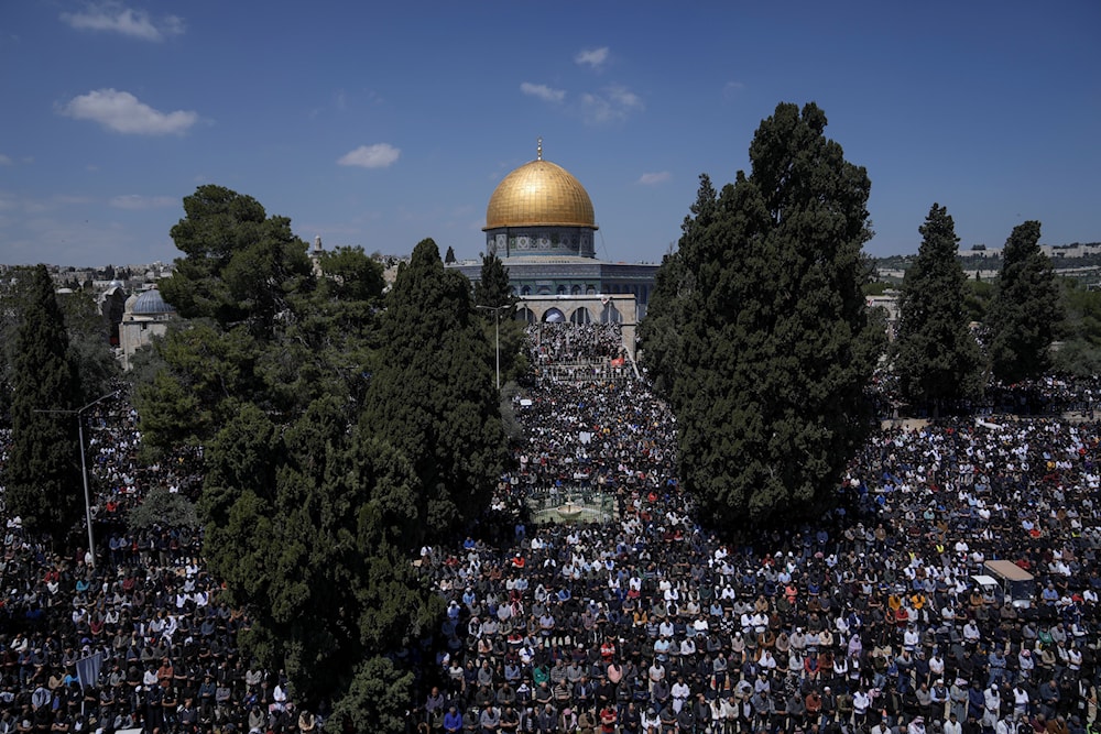 Thousands Flock To Al-aqsa On International Quds Day Amid Tensions 