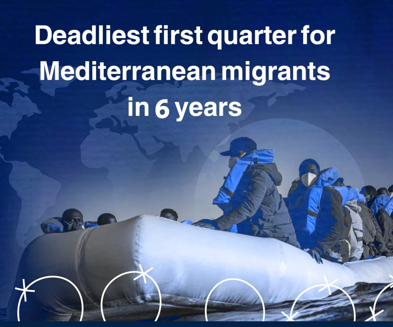 Deadliest first quarter for Mediterranean migrants in 6 years  -UN