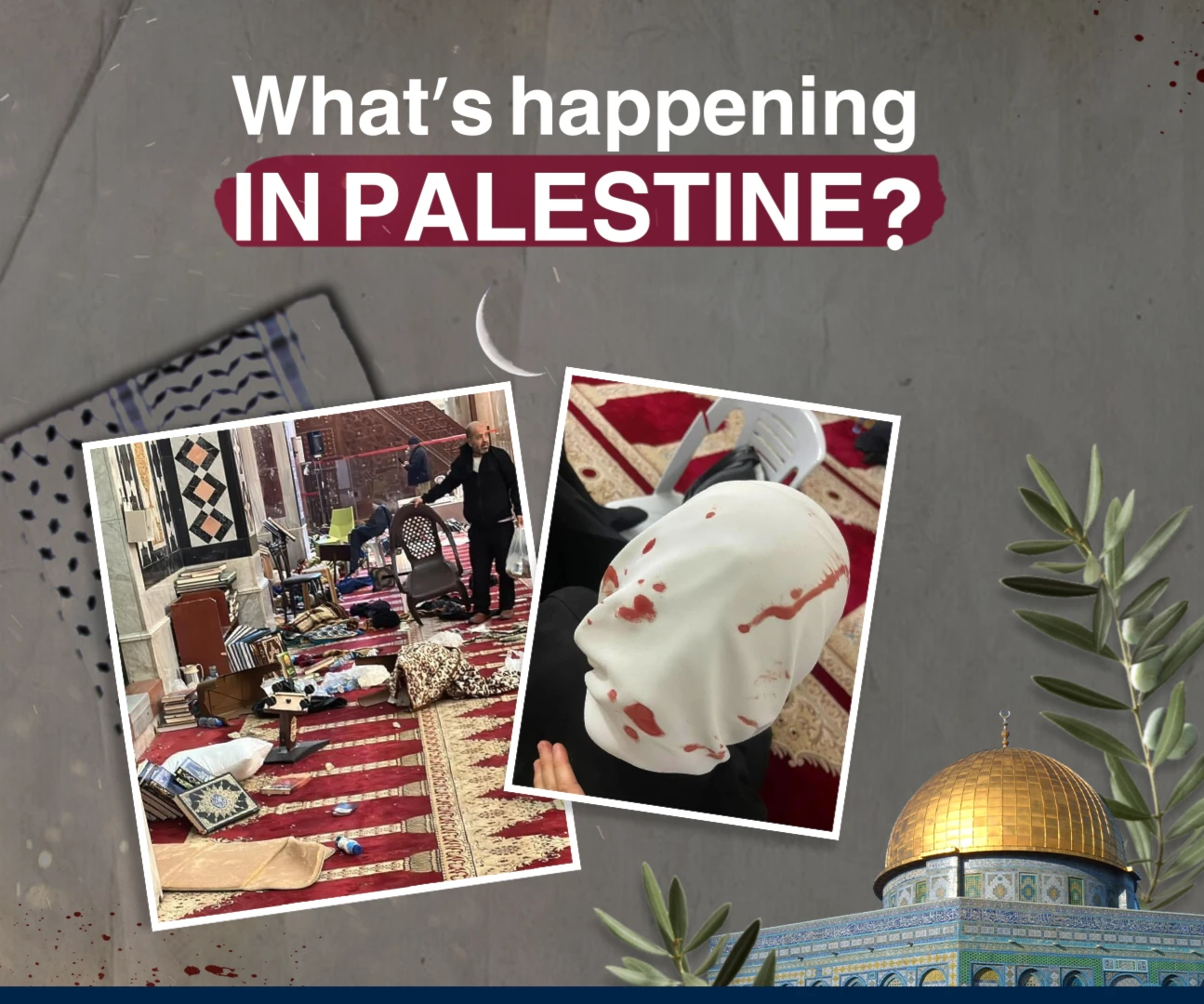 What’s happening in Palestine? What’s happening in Palestine?