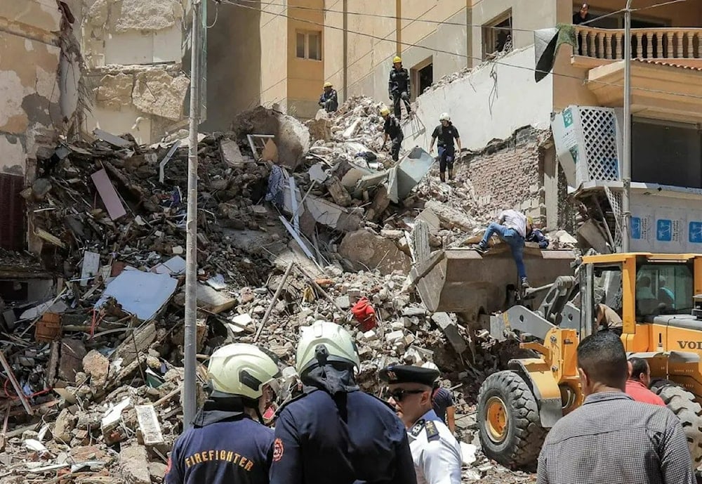 Three dead in building collapse in Alexandria, Egypt | Al Mayadeen English