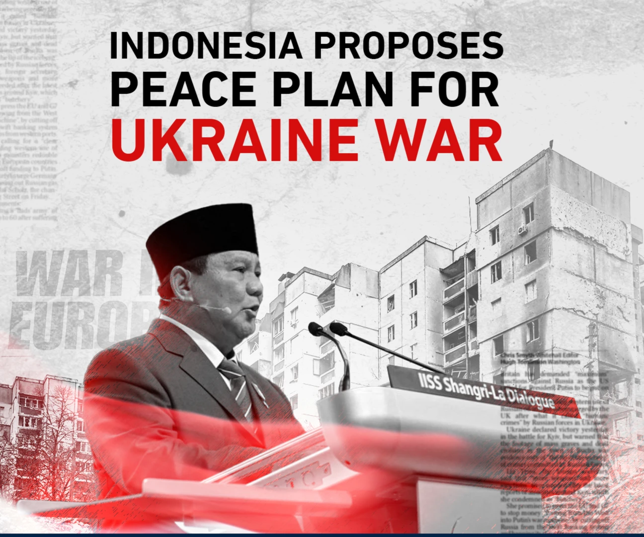 Indonesia proposes peace plan for war in Ukraine