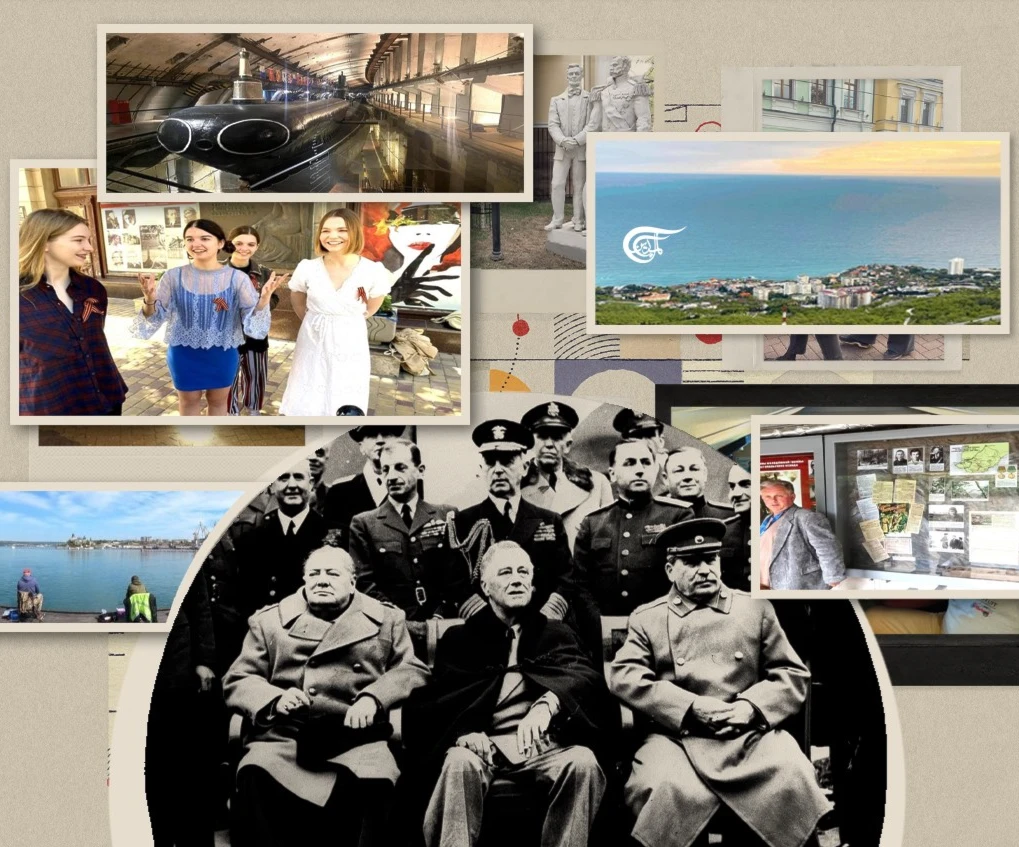 Yalta is a thriving tourist city. The palace where Roosevelt, Churchill and Stalin met is open for visitors. Russians who used to travel to West Europe are now traveling about their own huge country and Crimea is especially popular.