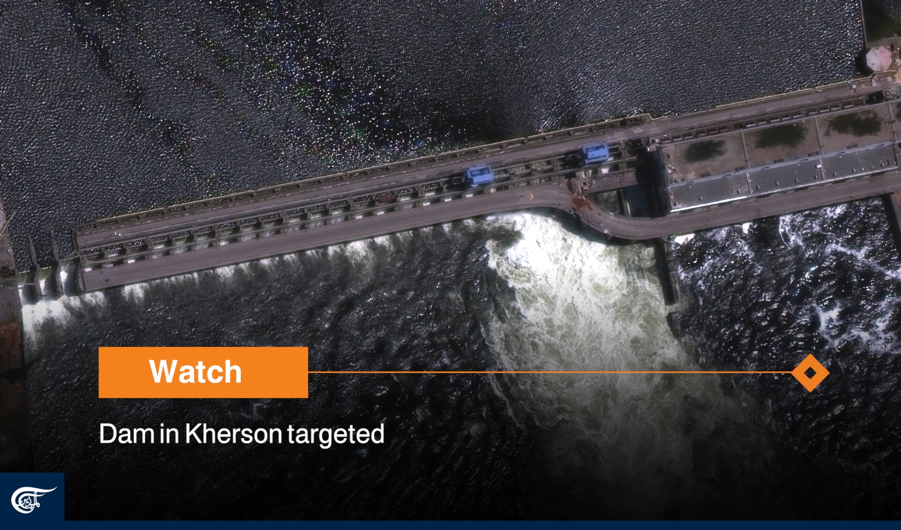 Dam in Kherson targeted
