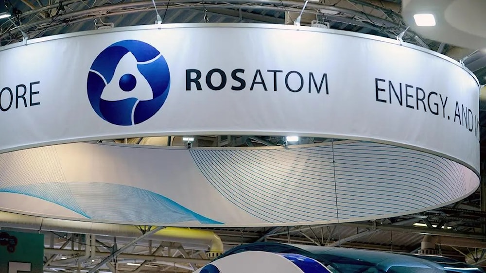 Logo of Russian atomic energy agency Rosatom (AFP)