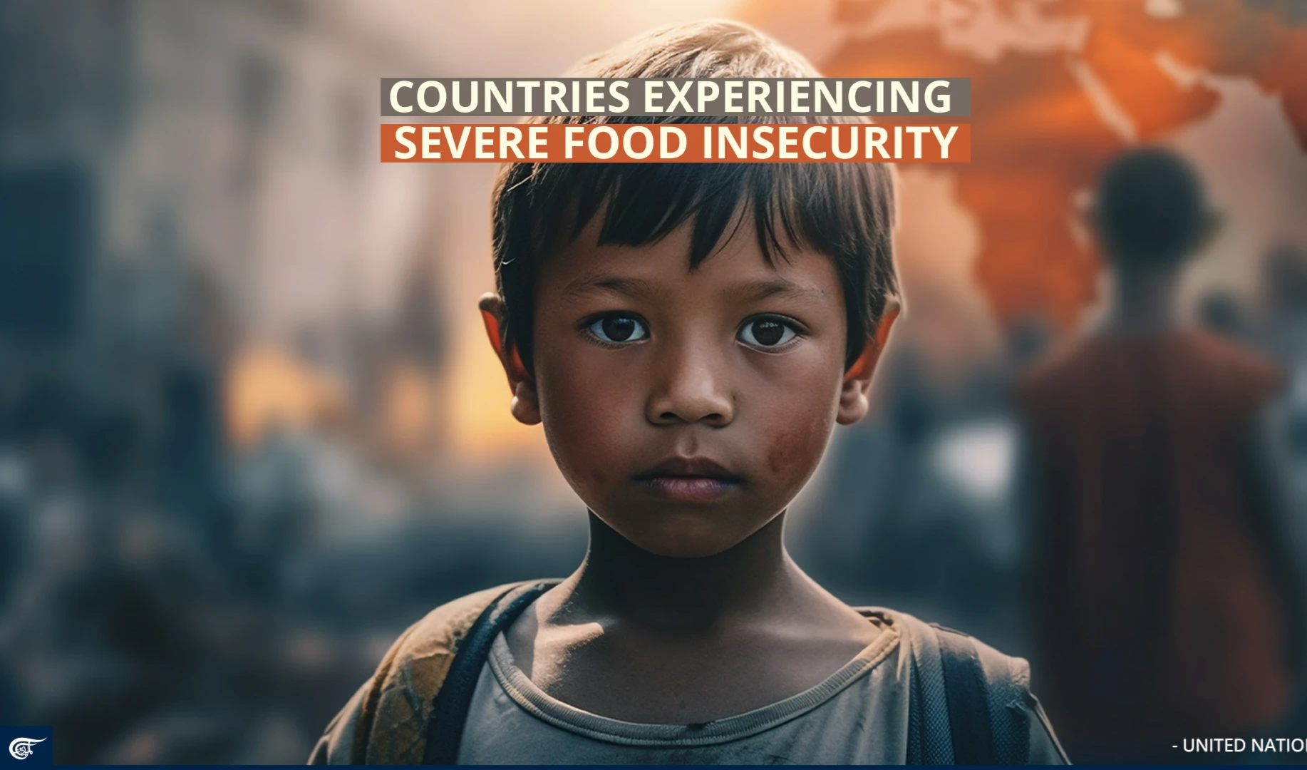 Countries experiencing severe food insecurity