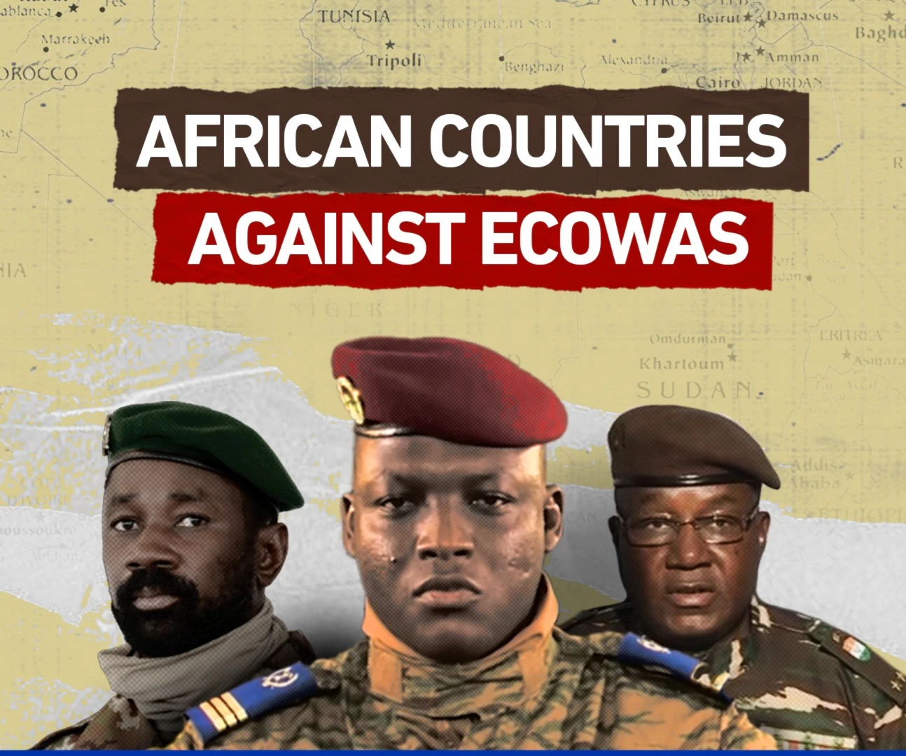 African countries against ECOWAS African countries against ECOWAS
