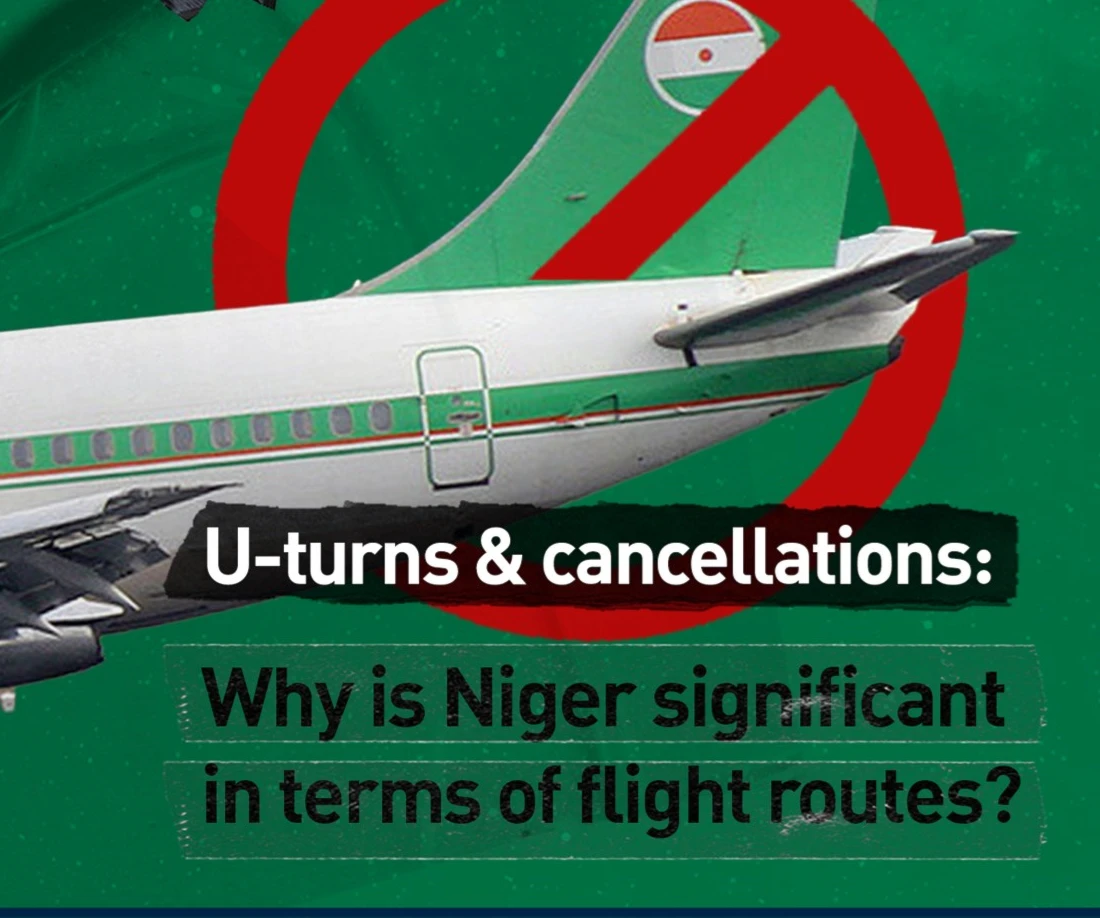 U-turns and cancellations: Why is Niger significant in terms of flight routes?