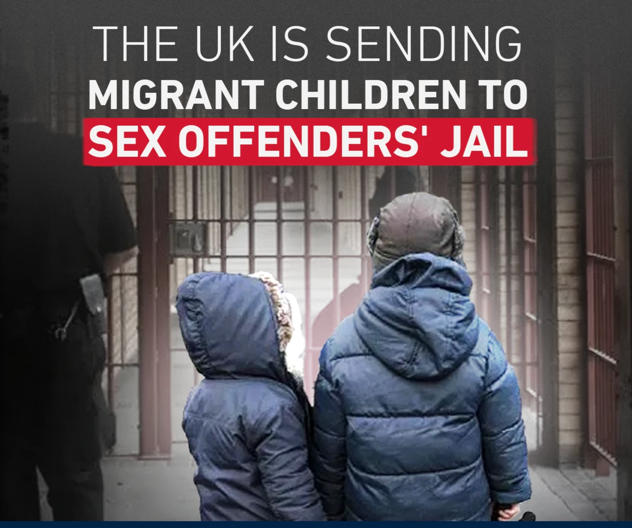 The UK is sending migrant children to sex offenders' jail