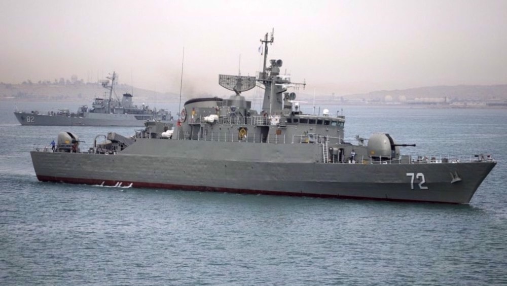 Advanced Iranian destroyer enters the Red Sea via Bab el-Mandeb Strait