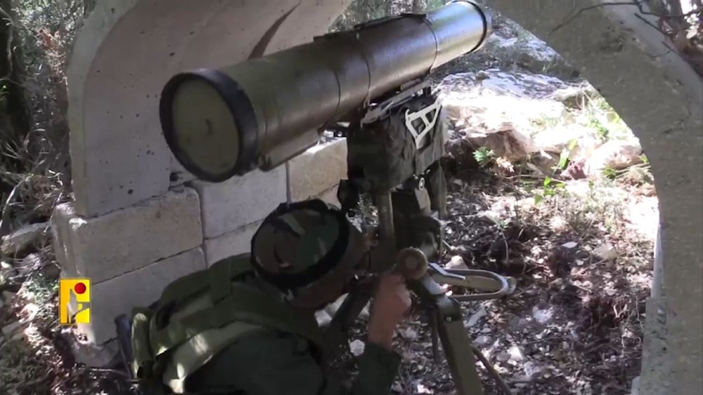 A Lebanese Resistance fighter seen firing a Kornet ATGM. (Hezbollah Military Media) 