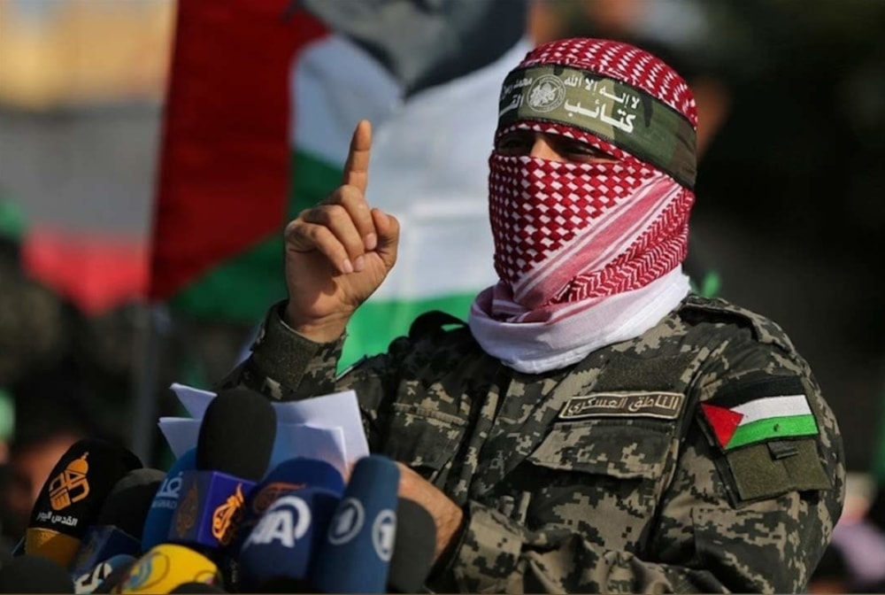Abu Ubaida, spokesman for the Izz al-Din al-Qassam Brigades, the military wing of Hamas (archive)