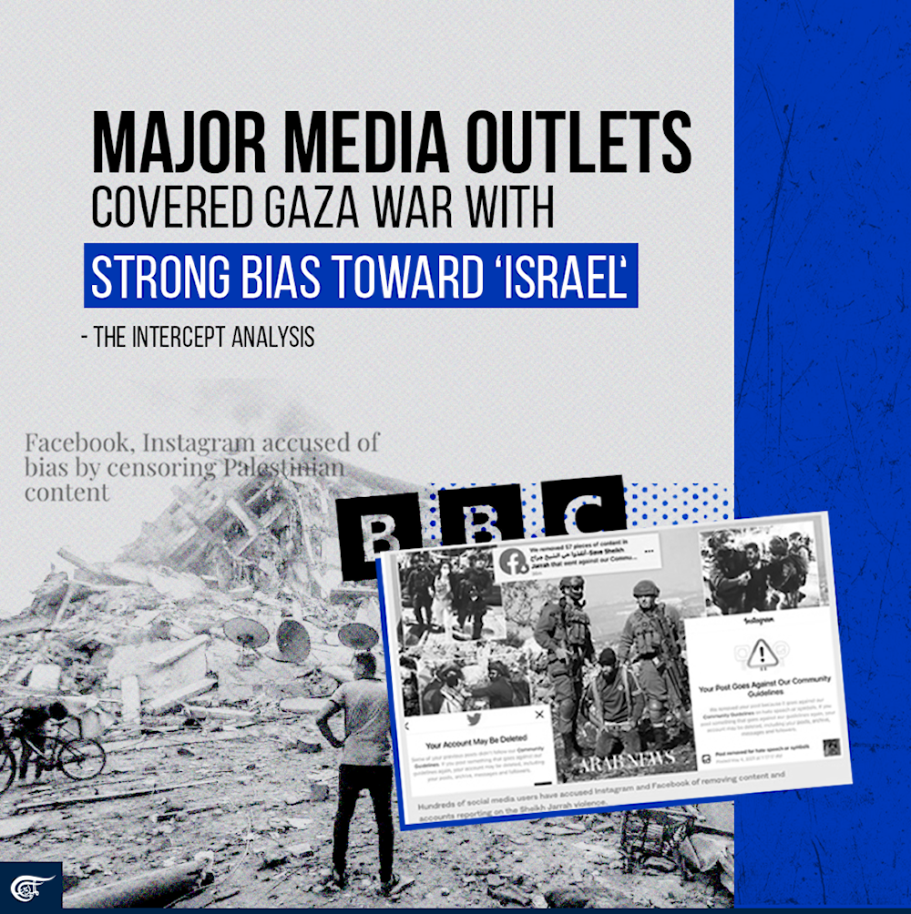 Major media outlets covered Gaza war with strong bias toward Israel