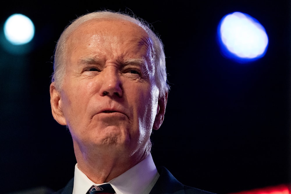 President Joe Biden speaks at a campaign event at Montgomery County Community College in Blue Bell, Pa., Friday, Jan. 5, 2024. (AP)