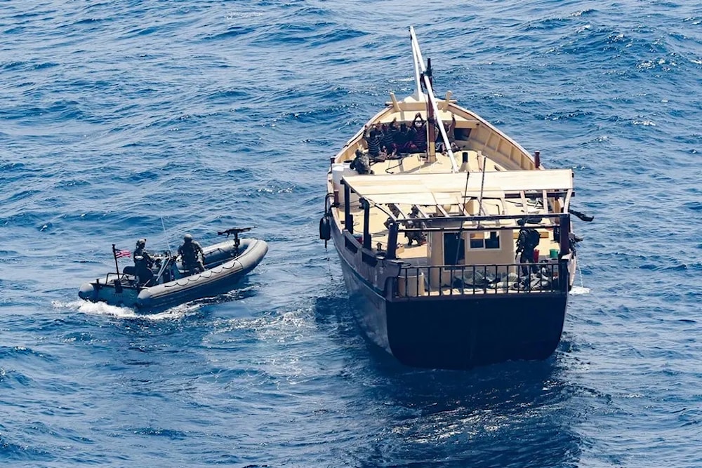 Two US sailors missing off Somali coast fall in water while boarding