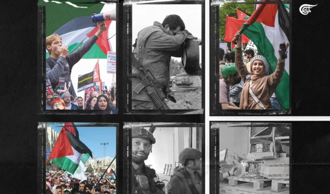 In Gaza, "Israel" has attempted to bury even the sunlight behind the fog of war, but fists are being raised from every corner of the earth in solidarity with and in defense of the people of Palestine. (Al Mayadeen English; Illustrated by Arwa Makki) In Gaza, "Israel" has attempted to bury even the sunlight behind the fog of war, but fists are being raised from every corner of the earth in solidarity with and in defense of the people of Palestine. (Al Mayadeen English; Illustrated by Arwa Makki)