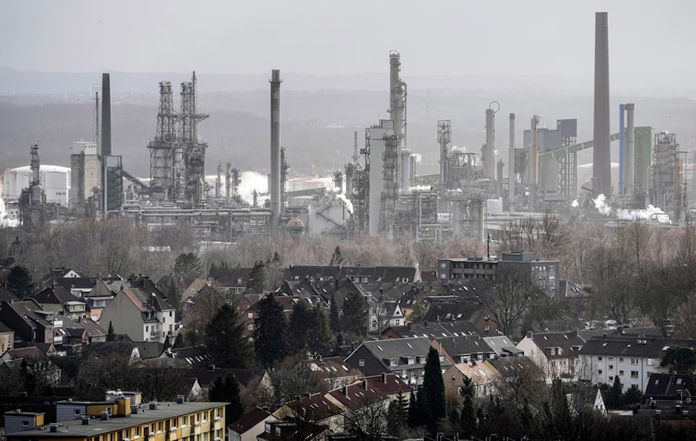 Germany's second largest refinery of BP in Gelsenkirchen, western Germany, on Jan. 30, 2023. (AP)