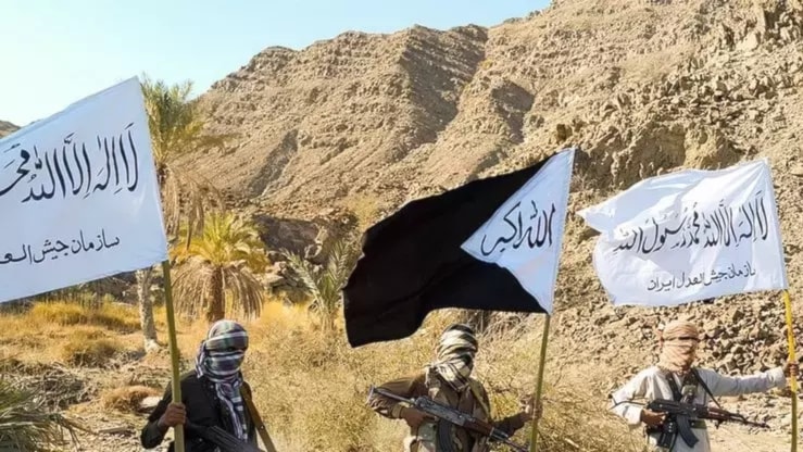 militants  of the Jaish ul-Adl terrorist group in Balochistan, Pakistan -undated- (Asia news)