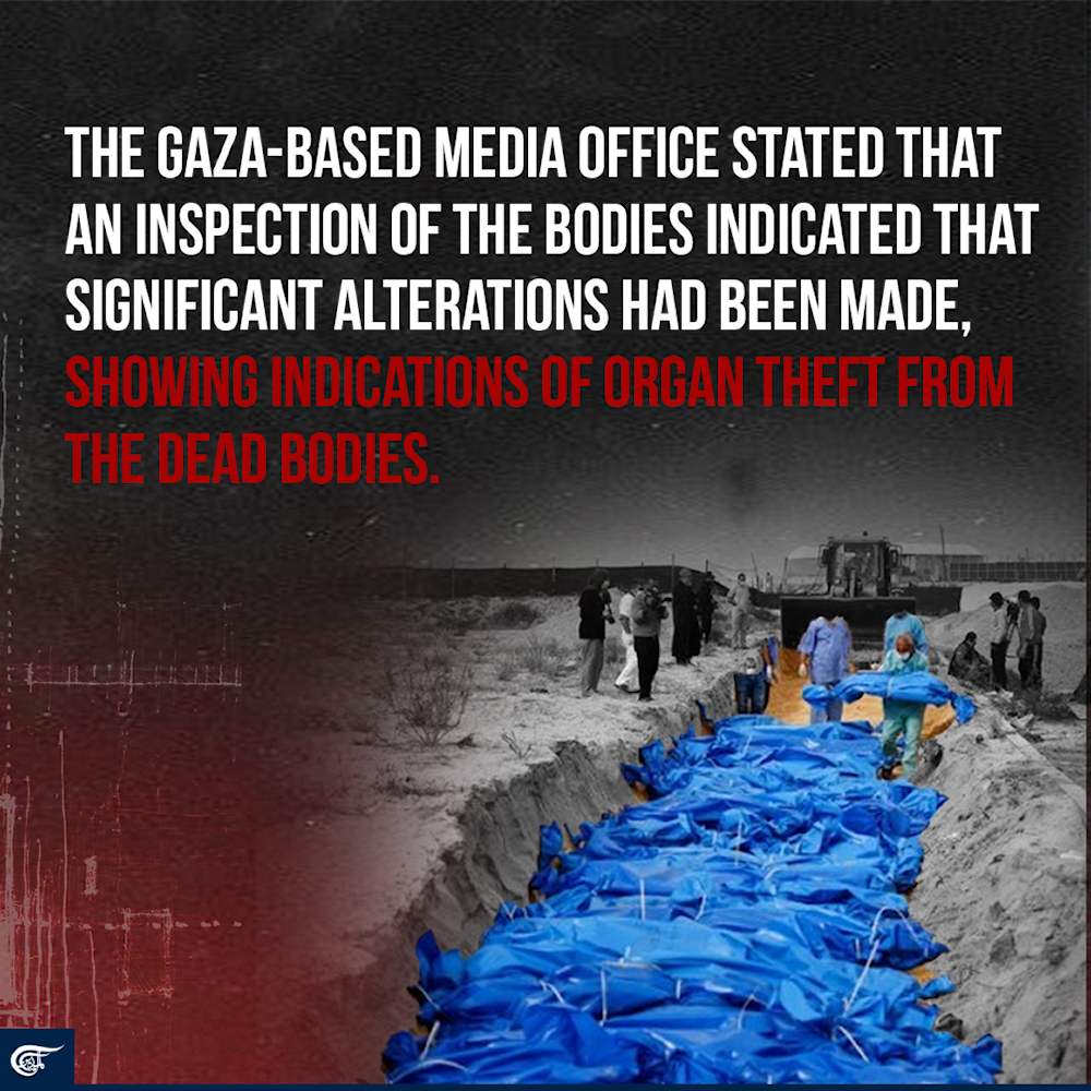 Israel is stealing organs from the remains of Palestinians