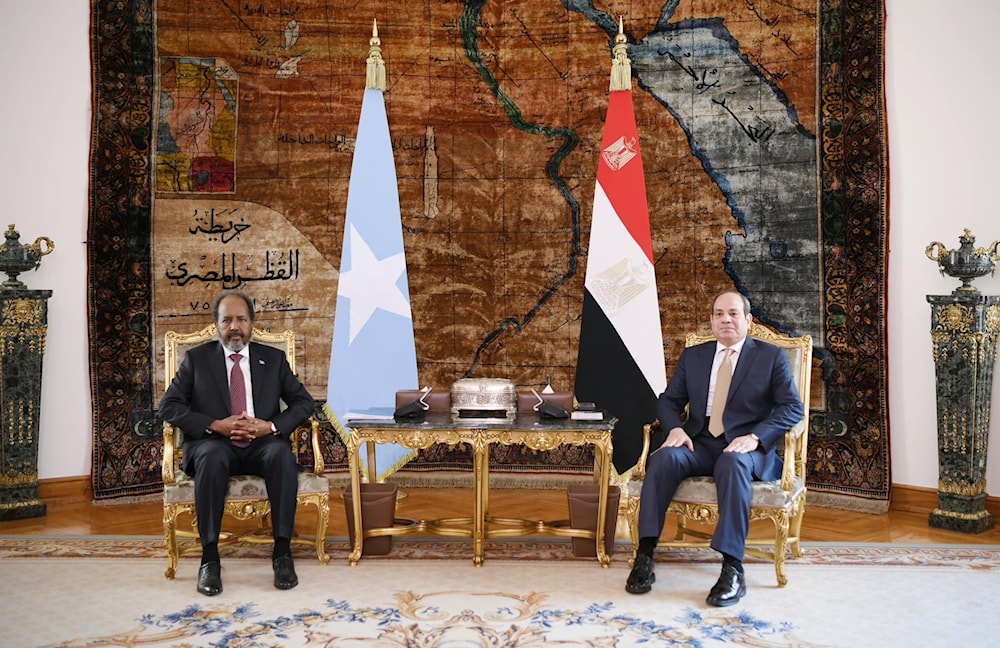 Abdel Fattah al-Sisi reiterated Egypt’s rejection of the deal as a violation of Somalia’s sovereignty, Cairo, Egypt, Jan. 21, 2023. (Egyptian Presidency)