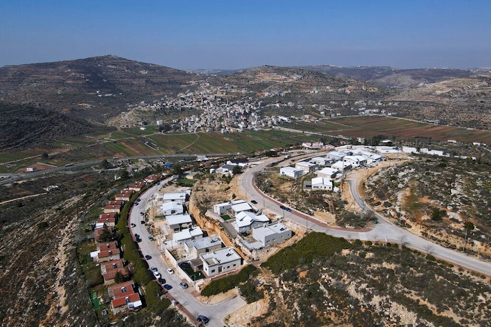 A view of the Zionist settlement of 