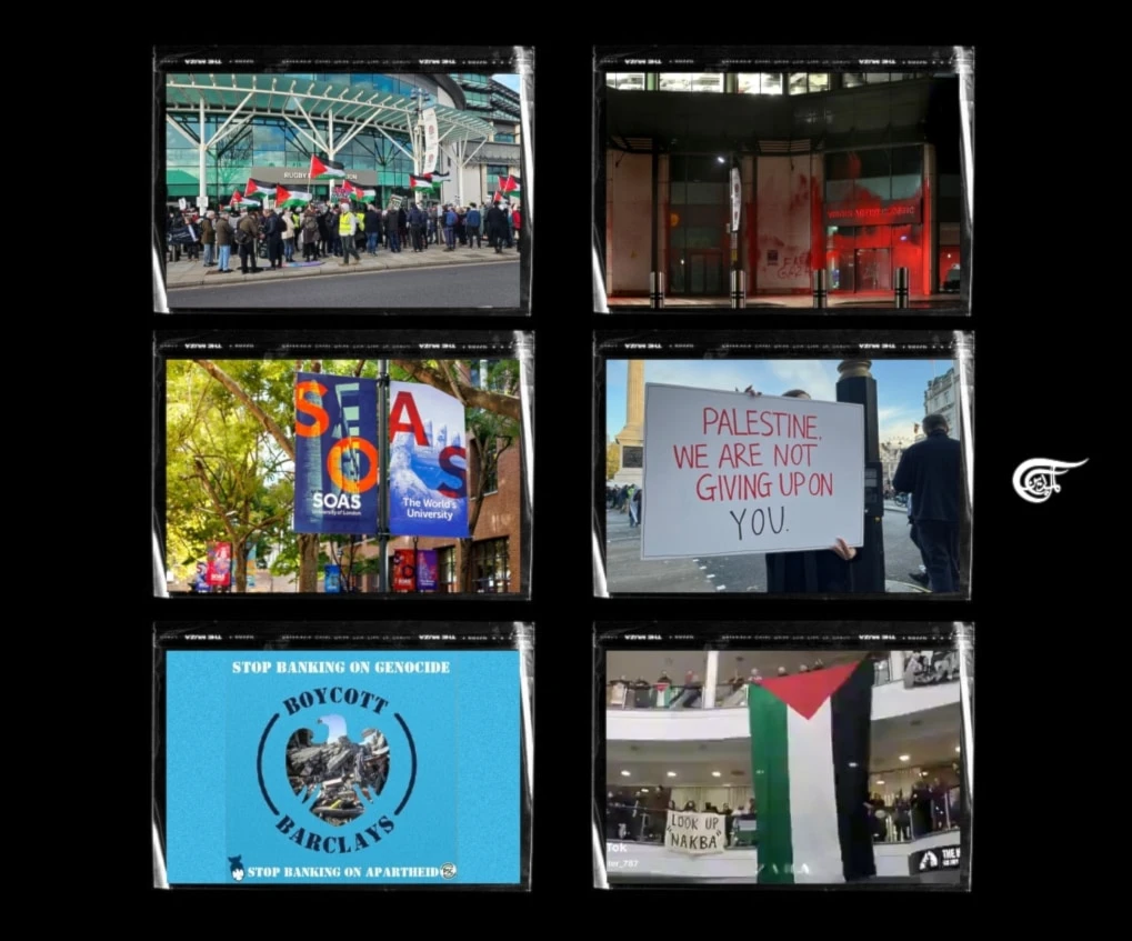 70% of the British public wanted an immediate ceasefire, only 17%, or less than one in five, approved of the UK government’s handling of the conflict. (Al Mayadeen English; Illustrated by Arwa Makki)