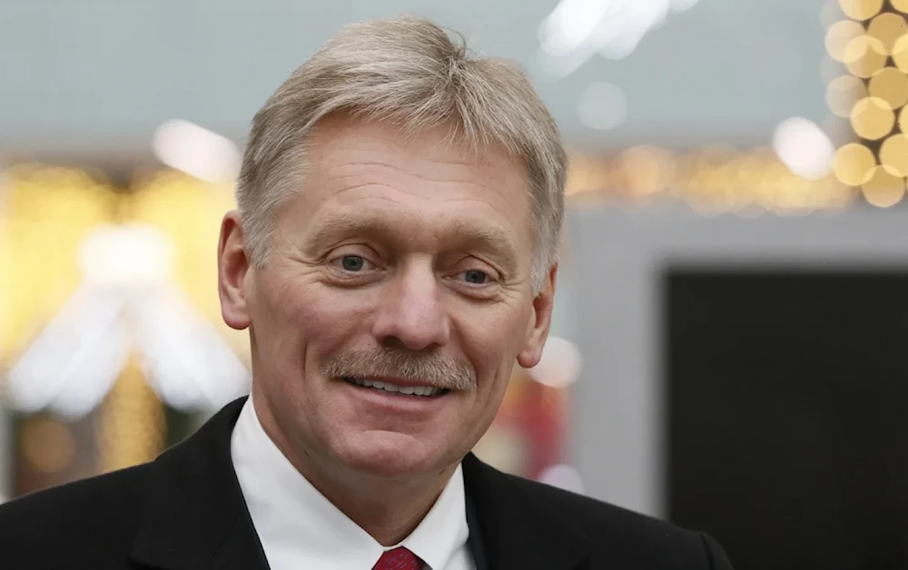 Kremlin spokesperson Dmitry Peskov visits the Dream Island amusement park ahead of its upcoming inauguration in Mosocw, Russia, Thursday, Feb. 27, 2020. (AP)