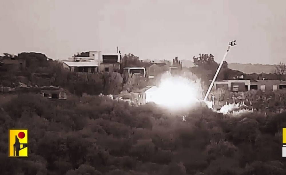 Hezbollah shells Israeli sites, barracks with heavy Burkan rockets