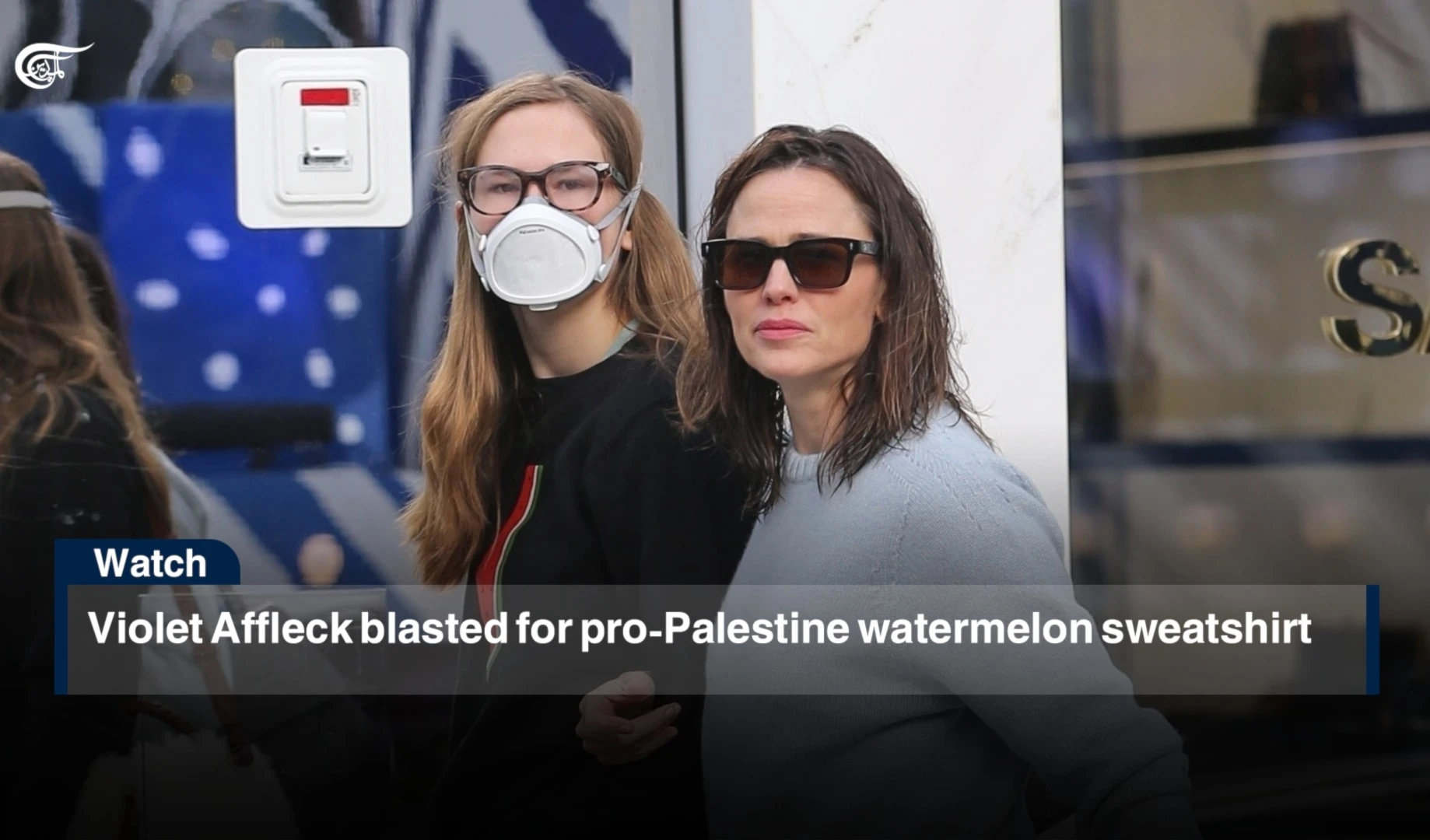 Violet Affleck blasted for pro-Palestine watermelon sweatshirt