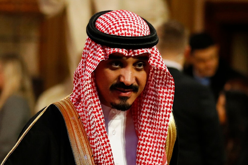Saudi Ambassdor to the UK Khalid bin Bandar bin Sultan al-Saud