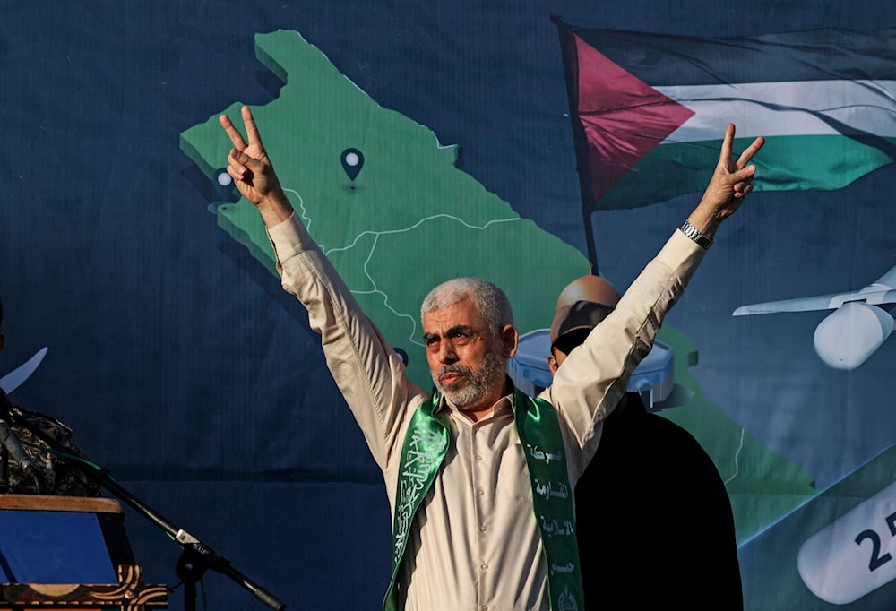 Al-Sinwar can hold up victory sings for disrupting Israeli politics