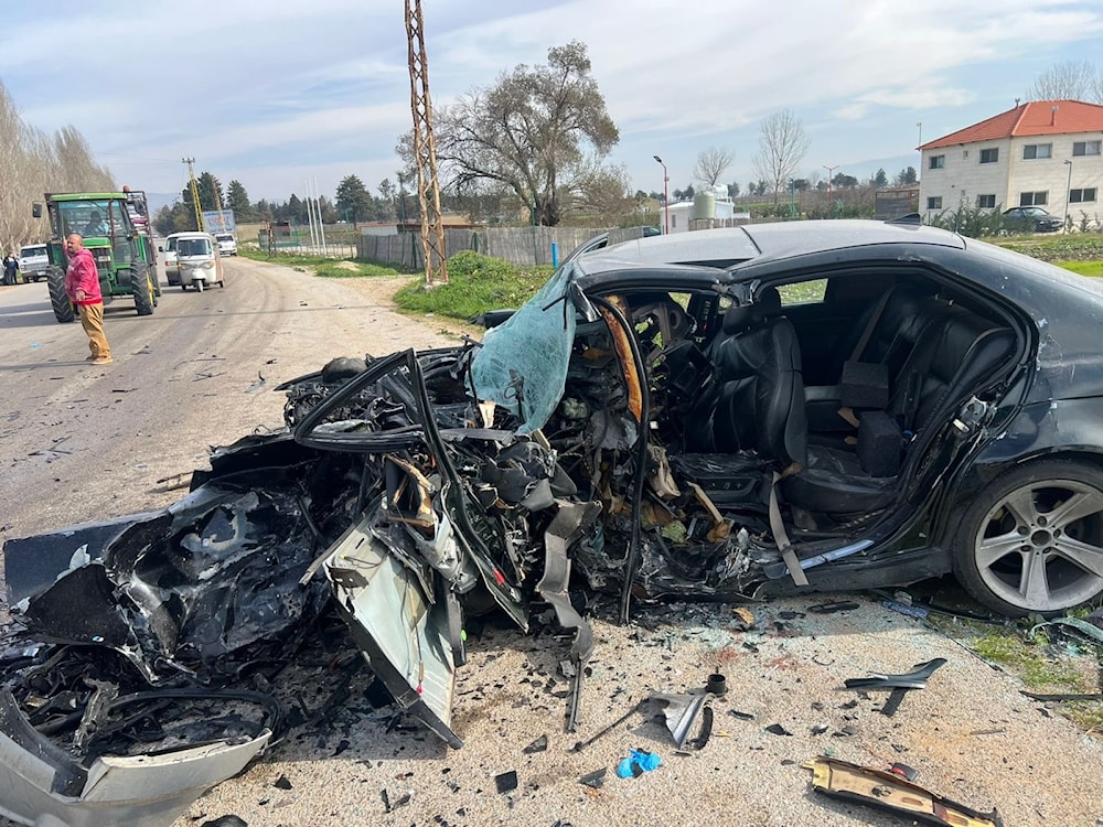 Israeli drone strikes civilian car in Lebanon's Bent Jbeil