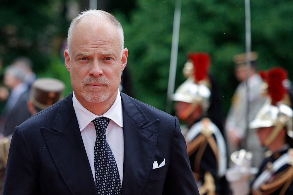 Hungary's Defense Minister Kristof Szalay-Bobrovniczky arrives at the European Air Defense Conference at Les Invalides monument in Paris, on Monday, June 19, 2023.(AP)