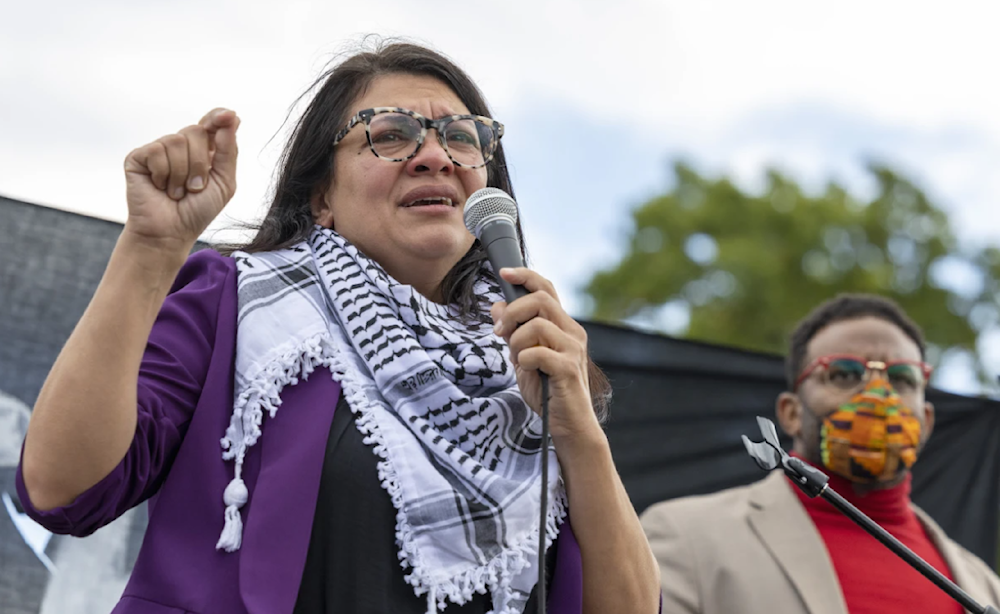 ‘Squad’ member Tlaib urges Democrats to protest Biden