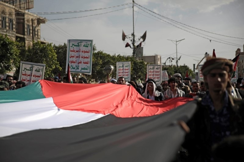 Sanaa labels US, UK 'hostile' states for supporti, sponsoring 'Israel'