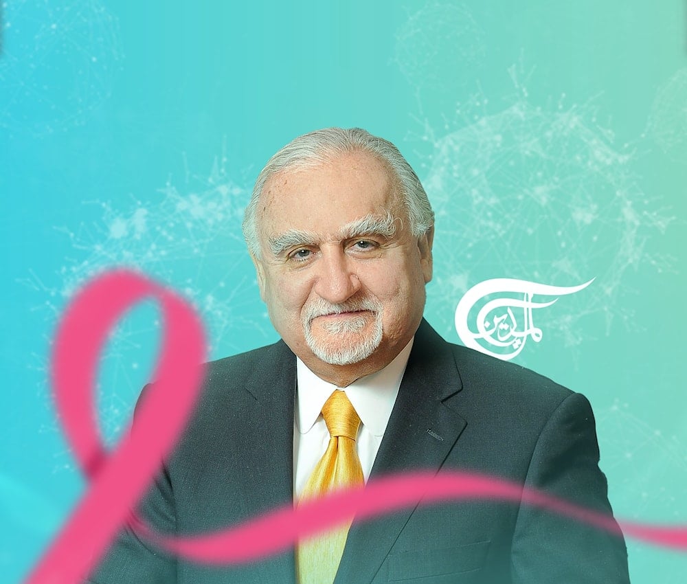 Prof. Dr. Philip Salem (Illustrated by: Mahdi Rtail, Al Mayadeen English)