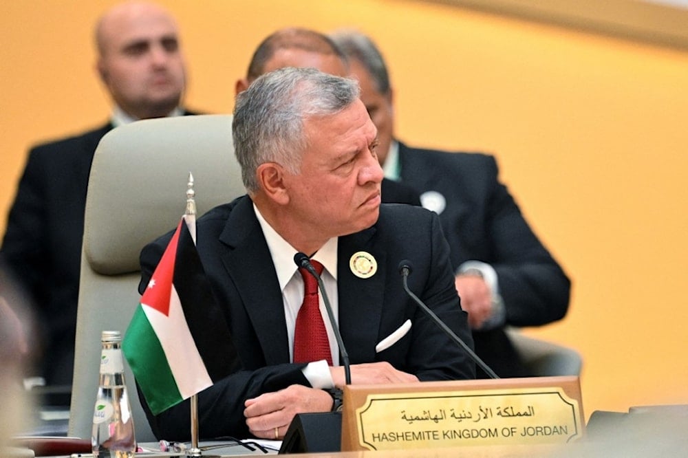 Jordan King: Israeli escalation in West Bank pushing region to explode