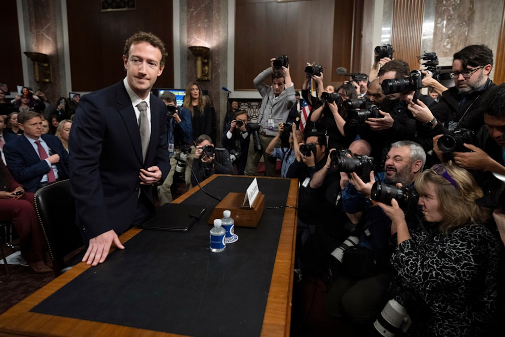 Meta CEO Mark Zuckerberg arrives to testify before a Senate Judiciary Committee hearing on Capitol Hill in Washington, Wednesday, Jan. 31, 2024, to discuss child safety(AP)
