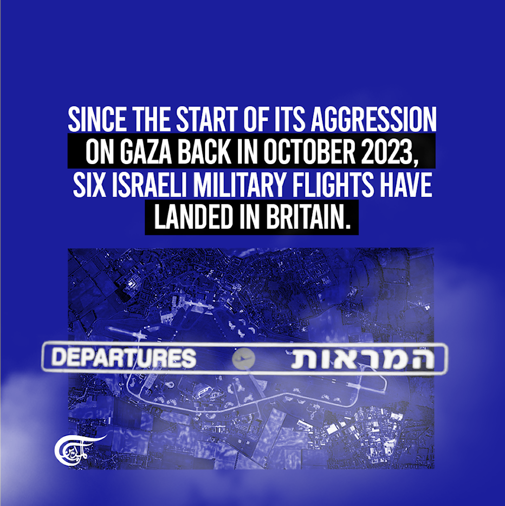 Israeli military planes touch down in Britain
