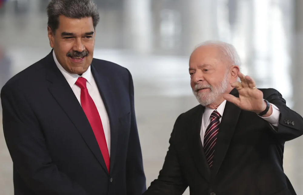 Venezuela's Maduro stands behind Lula on