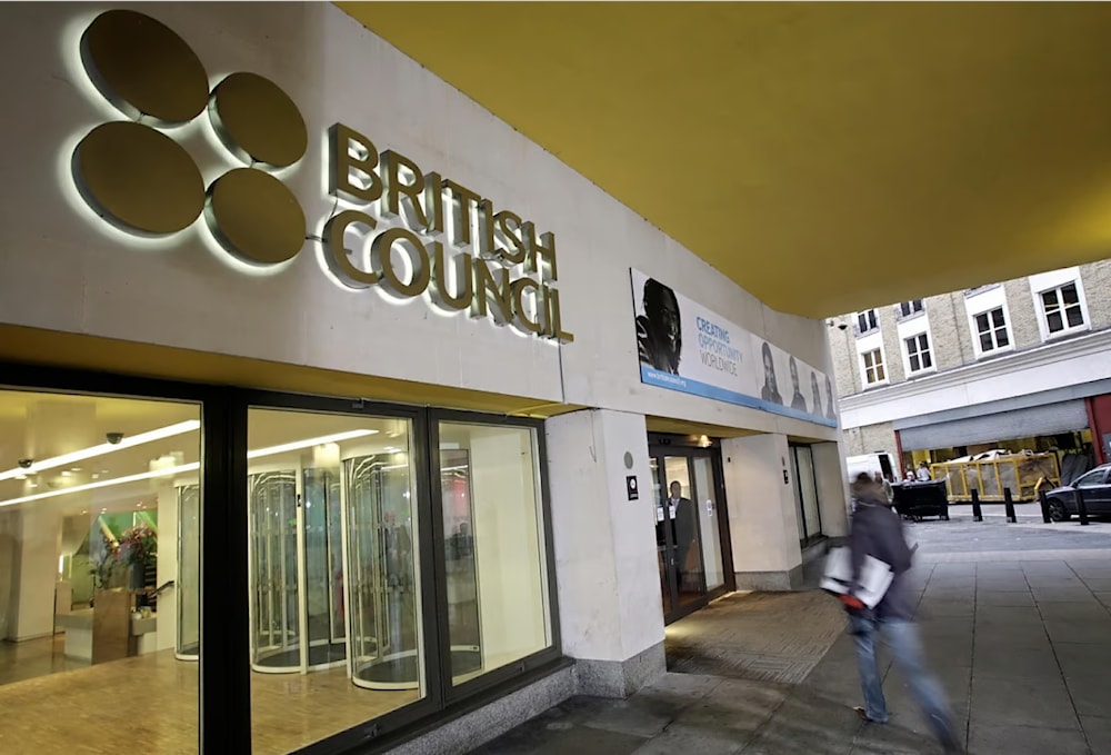 The British Council office in London. (Leon Neal/AFP via Getty Images)