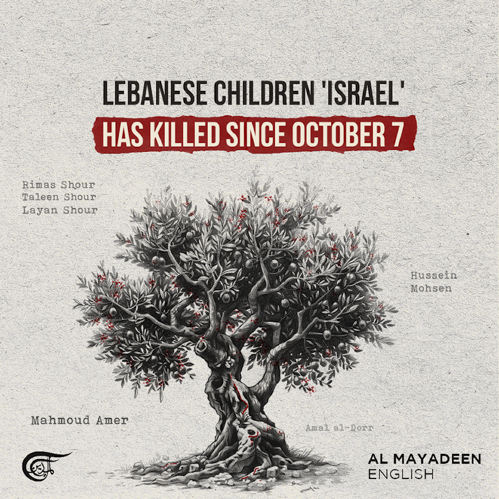 Lebanese children 'Israel' has killed since October 7