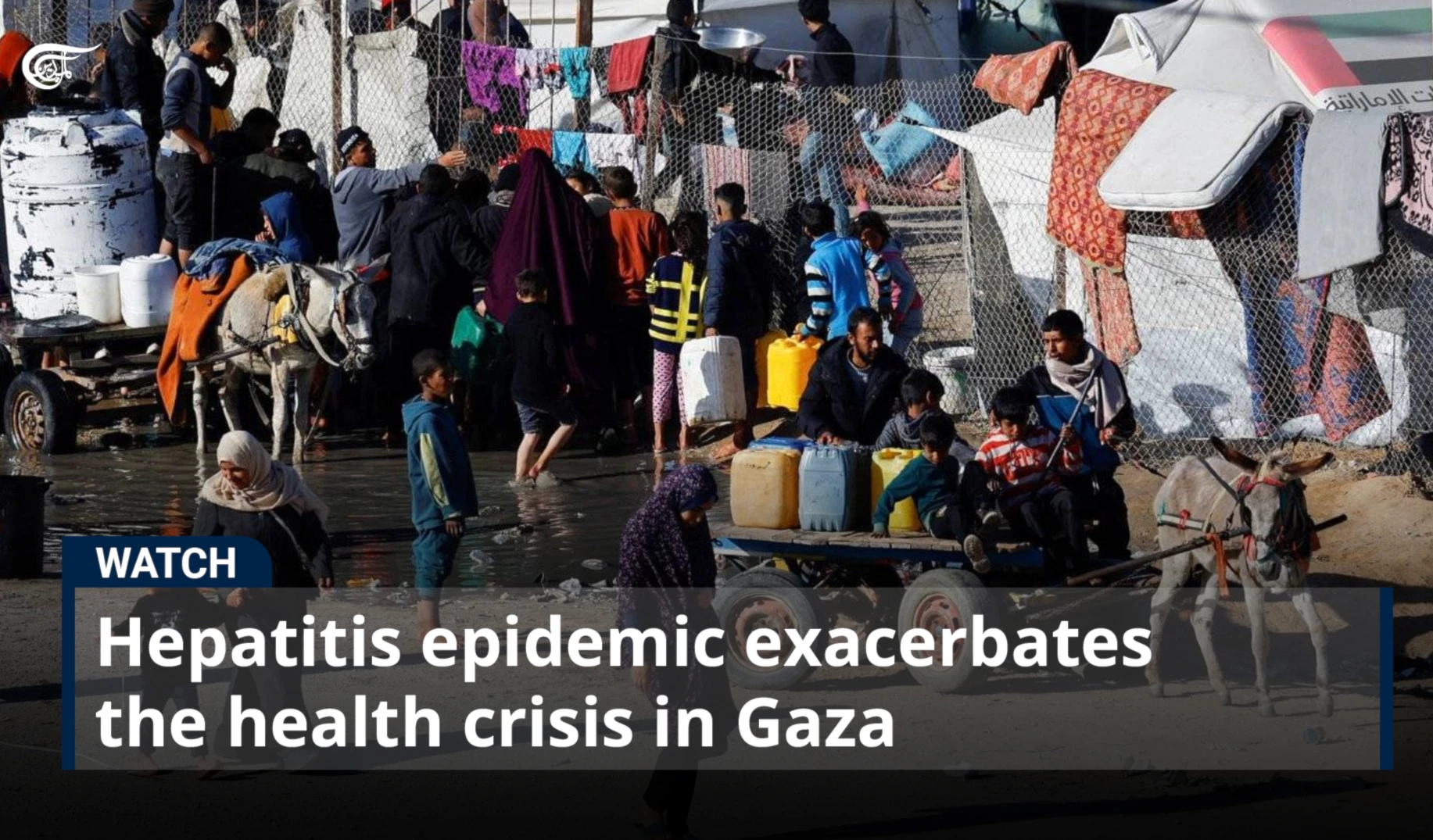 Hepatitis epidemic exacerbates the health crisis in Gaza