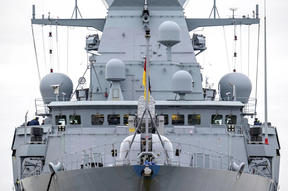 A view of the frigate 