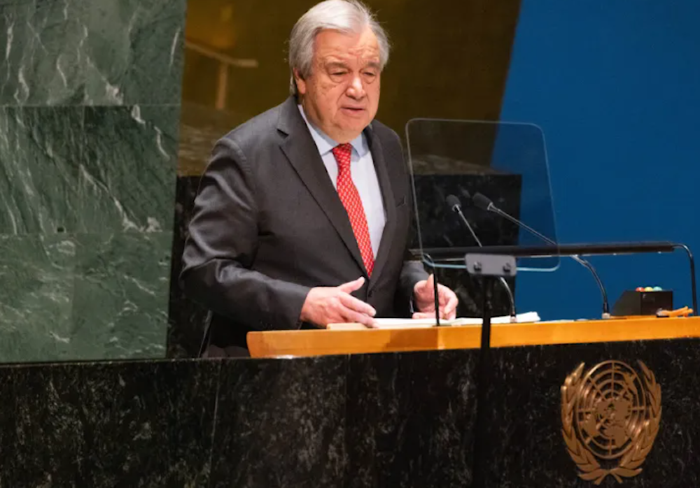 Guterres warns world is in 'age of chaos'