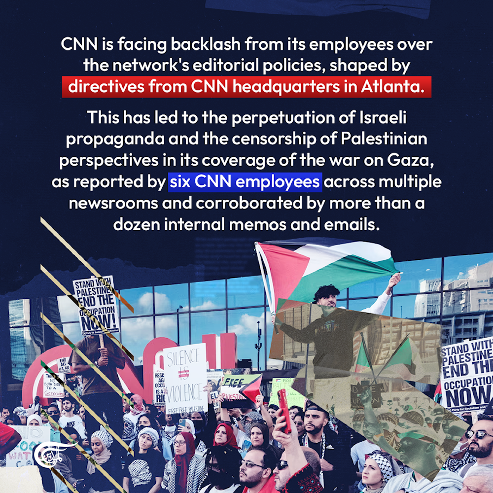 CNN staff slams the network’s pro-'Israel' bias as ‘journalistic malpractice’  - The Guardian 