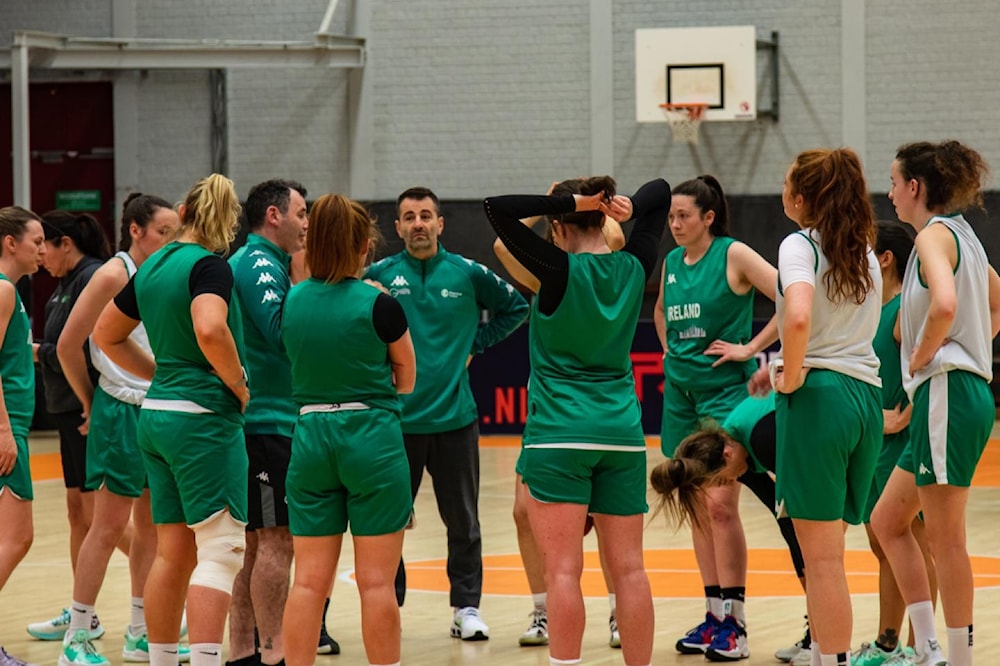 Ireland's women's basketball team in 2021(Basketball Ireland)